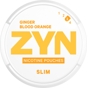 ZYN Slim Ginger Blood Orange Strong Nicotine Pouches